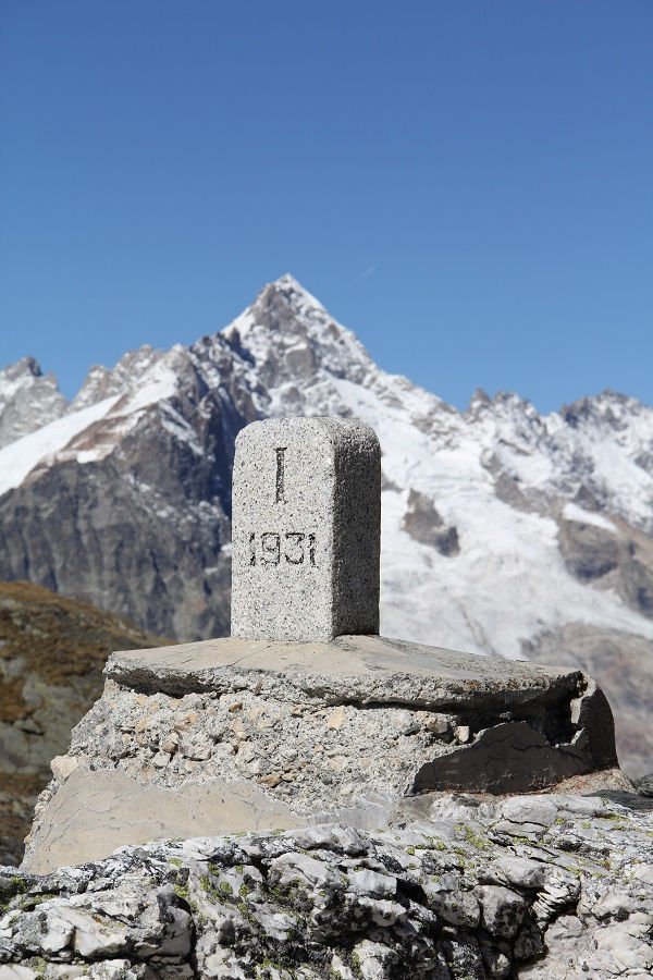 Mont Dolent Tripoint frontière Suisse Italie France