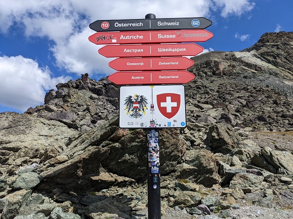 Passage Flimsattel entre Samnaun et Ischgl