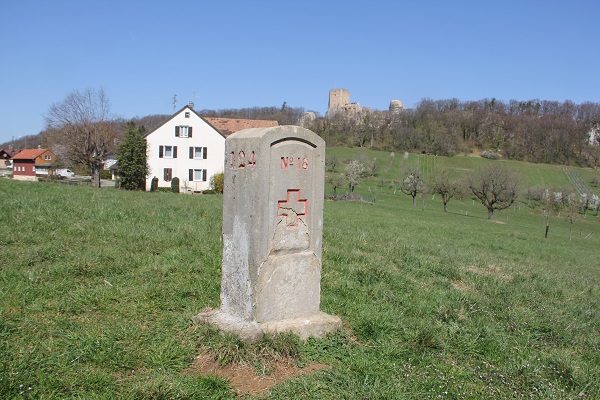 borne-frontière Flüh frontière Soleure SO France
