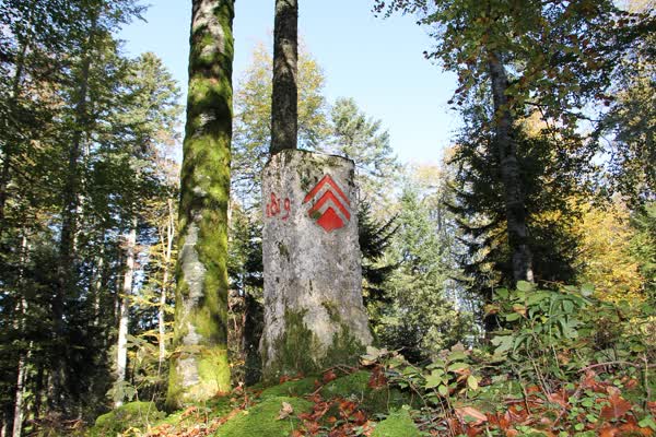 Borne-frontière La Brévine Neuchâtel NE Numéro 55