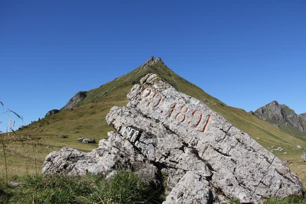 Borne-frontière du col de Chésery Valais VS Numéro 29